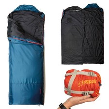 Snugpak Travelpak Traveller Schlafsack WGTE 7°C eckige Form Camping 2 Season