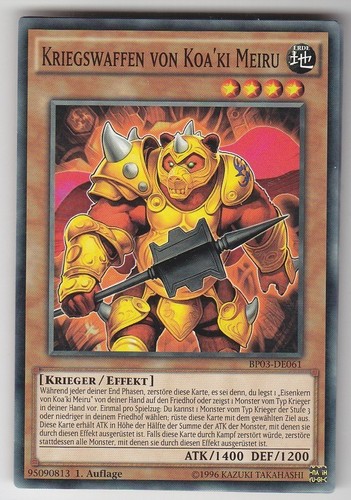 Kriegswaffen von - yu-gi-oh,
