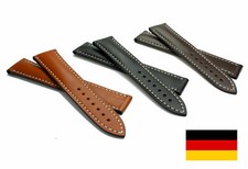 20mm /18 echt Juchten Leder kompatibel OMEGA Faltschließe made Germany Uhrband