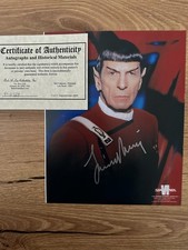Leonard Nimoy signed Autogramm original autograph Mr. Spock Star Trek COA