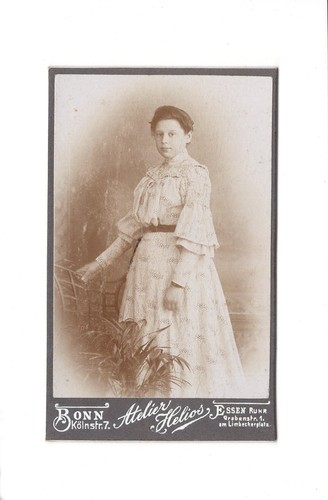Cdv foto damenportrait feine - cdv,