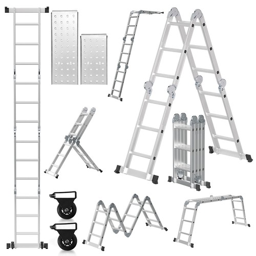 Klappleiter tragbar 4x4 - tragbar, 4x4/4x5