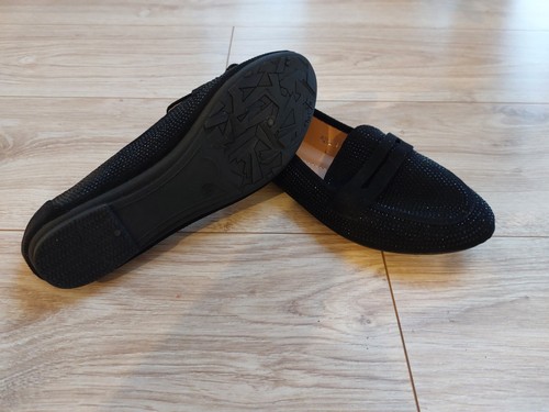 Damen mokassins schwarz neu - damen, 39