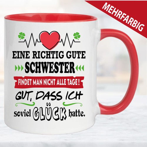 Tasse beste schwester sister - tasse,