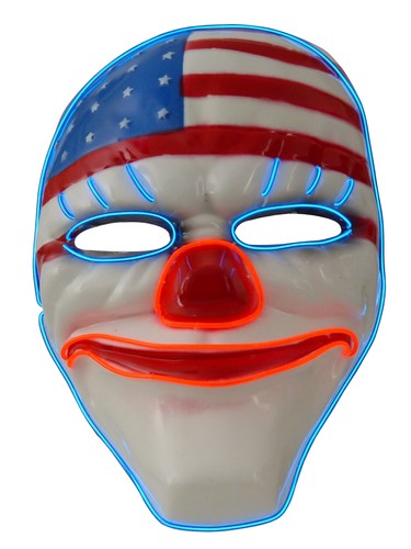 Party leuchtmaske american - leuchtmaske,