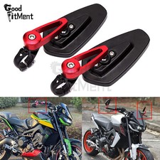 Motorrad Lenkerendenspiegel CNC Rückspiegel für Kawasaki Z650 750 800 900 ER6N