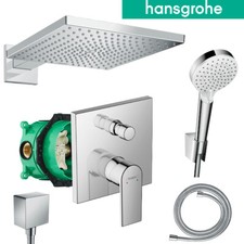 Hansgrohe Vernis Shape Duscharmatur Unterputz Raindance E300 Kopfbrause Set Ibox