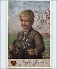 Künstlerkarte des Deutschen Schulvereins Nr. 146 Kind Junge in Tracht alte AK