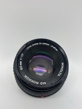 Minolta rokkor 50mm 1 7 - minolta, md