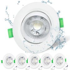 6/12x LED Einbauleuchte 5W