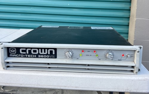 Crown macro tech 3600vz - crown,