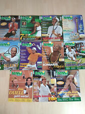 TENNIS MAGAZINE aus dem Jahr 2002 (Nr. 1 bis 12) mit Original Sammel-Box