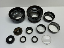 Xenon F:12,5cm 1:2 Luftkamera Objektiv Rapid Aplanat Linsen DEFEKT ⚡BLITZBEREIT⚡