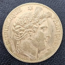 10 Francs Ceres 1899 A Frankreich France Gold Or Oro Goud