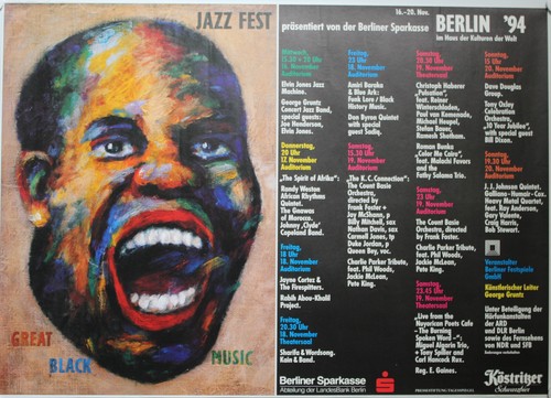 Jazz fest berlin poster - berlin,