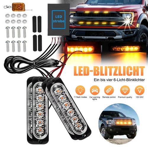 4stk 6led auto frontblitzer - 4stk,