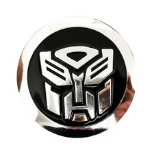 1 Pcs Für Transformers Auto 3D Abzeichen Decal Emblem Aufkleber Schwarz Metal