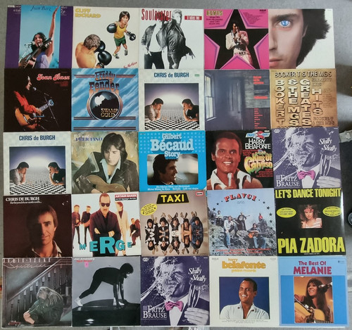 25x vinyl rock pop - vinyl, lp