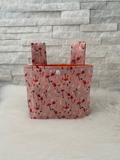 Lenkertasche „Pilze rosa“