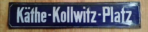 Emaille straßenschild käthe - emaille,