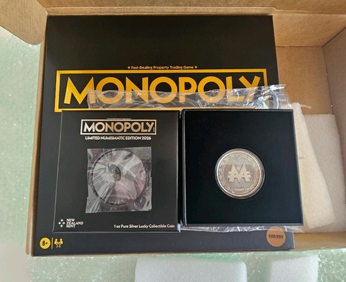 Monopoly 2026 1oz silber coin - monopoly,