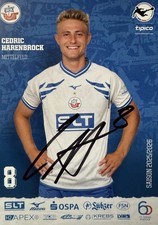 Autogrammkarte Cedric