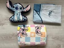 Stitch Plüschdecke, Kissen