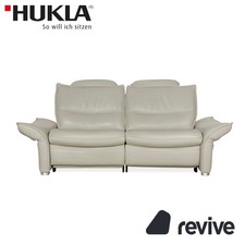 Hukla Leder Zweisiter Grau