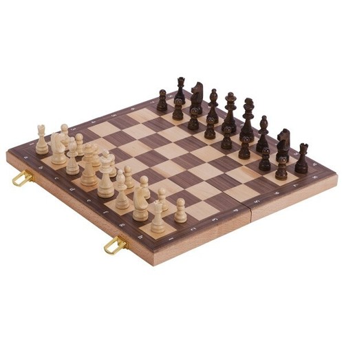 Klappbar schachspiel holz - klappbar,