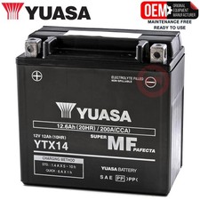 YUASA AKKU YTX14-BS VERSIEGELT