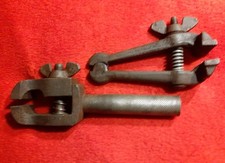 Werkzeug alt Feilkloben im Doppelpack alt