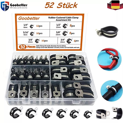 52x clip leitungsschelle - 52x,