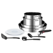 Tefal Ingenio Emotion 10-teilig, Edelstahl, Induktion, Griff abnehmbar, L897AS04