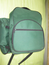 PICKNICKRUCKSACK für 4 Personen -NEU- und unbenutzt dunkelgrün