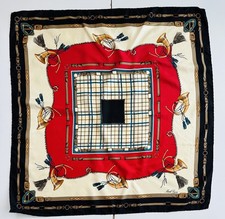 Mark Cross Schal Seide Vintage