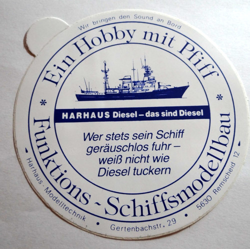 Werbe-Aufkleber