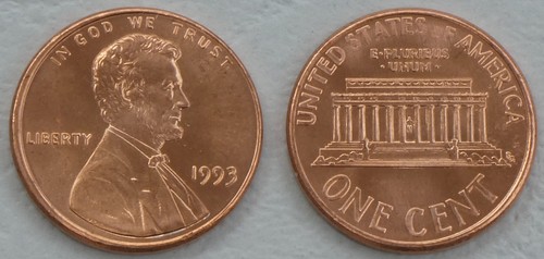 Usa cent lincoln 1993 unz - usa, 1