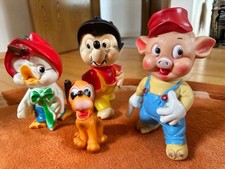 Rolf Kauka Figur Daggi und Stops,  Schweinchen Dick und Pluto