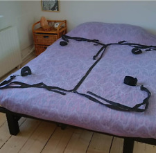 Bett Fesselset Bondage Erotik Handfesseln Fußfesseln Hand Fuß Fessel Harness SM
