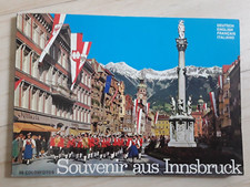 Souvenir aus Innsbruck 65 Colorfotos dt. english francais italianol 50er Jahre