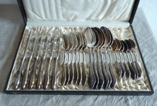 Wellner Modell Mozart 48-teiliges Menü-Dessertbesteck  versilbert 12 Personen