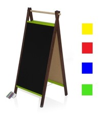 Kundenstopper P 110cm Holz