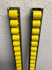 8 x 1.600 mm Röllchenbahn SSi Schäfer Röllchenleiste Rollenbahn Förderbahn