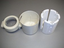 Sektkühler Weinkühler beige mit 3x Kühlakkus für das Gefrierfach