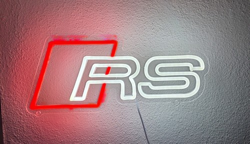 Audi logo led wand - audi, rs