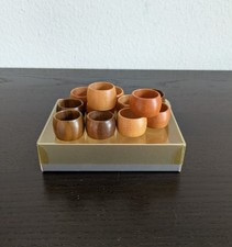 Serviettenringe Holz danish design - Vintage