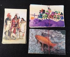 [100 Sammelbilder für die Werke "Unter Indianern" und "Es war einmal...". Komple