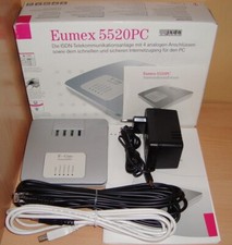 Eumex 5520PC 4 Nebenstellen mit USB für Windows 7, 8, 10 & 11 komplett OVP