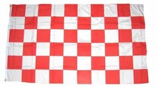 Fahne / Flagge Karo rot /