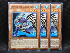 Yugioh Playset 3x Legendäre Sechs Samurai - Shinai STOR DE023/ Common/ NM/ EXC